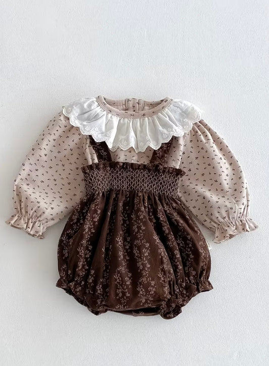 The Chestnut Meadow Romper Set