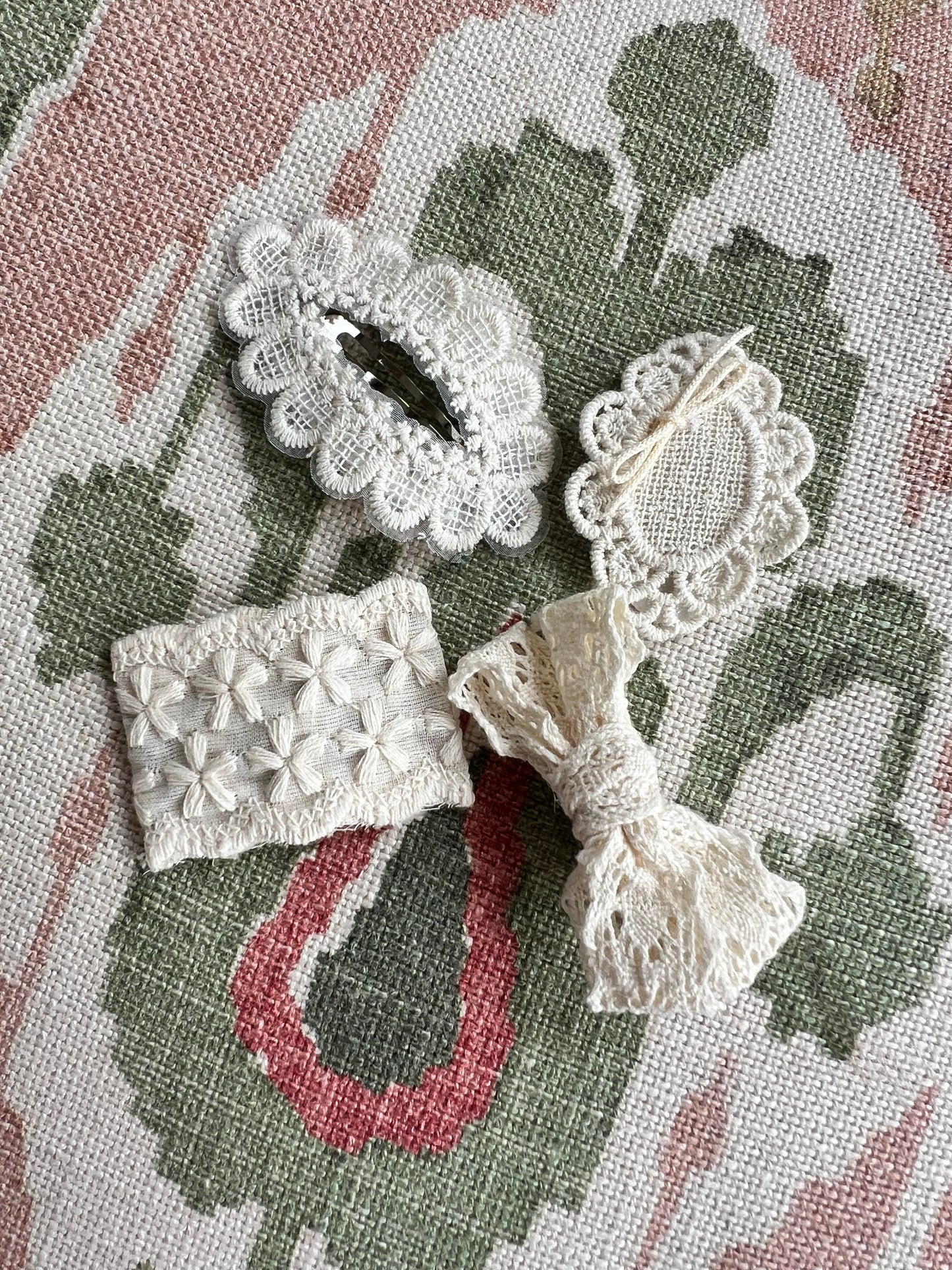 Vintage inspired hair clips