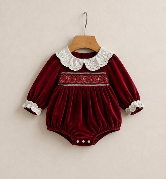 Cranberry Belle Christmas Romper